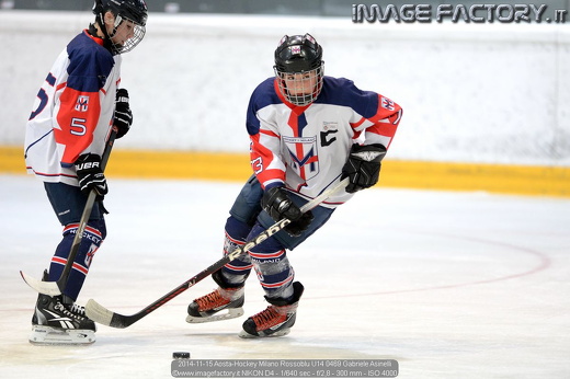 2014-11-15 Aosta-Hockey Milano Rossoblu U14 0469 Gabriele Asinelli